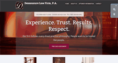 Desktop Screenshot of dessausurelaw.com